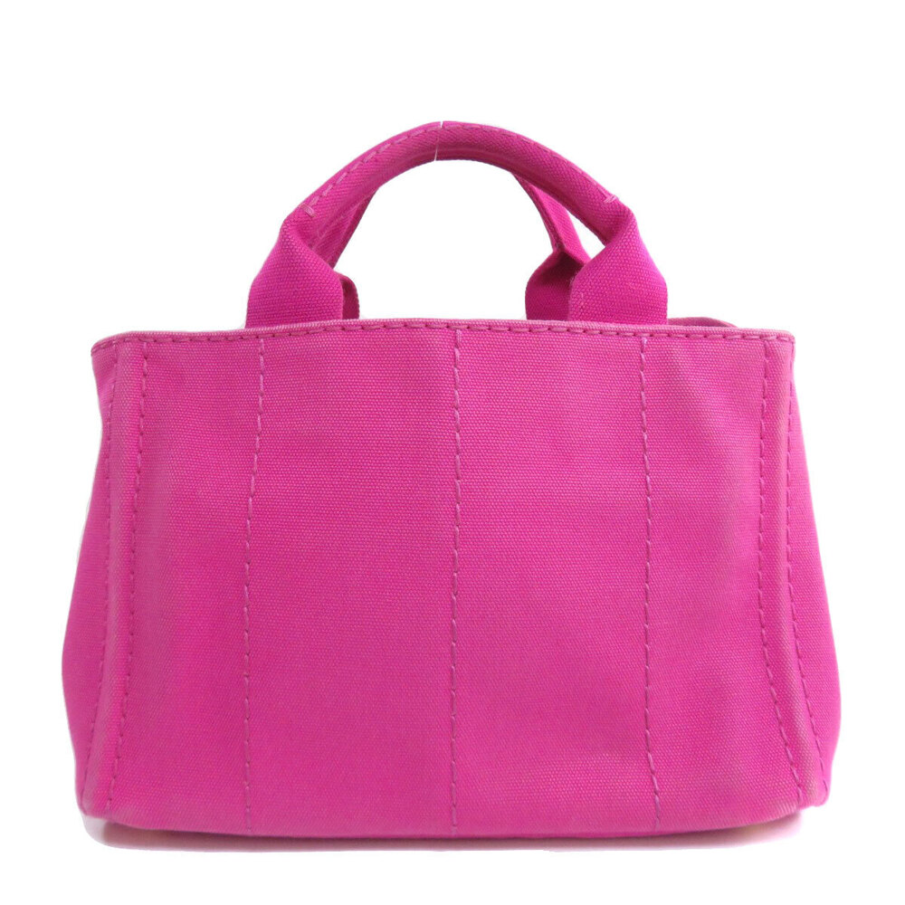 Prada Handbag Canapa Canvas Black